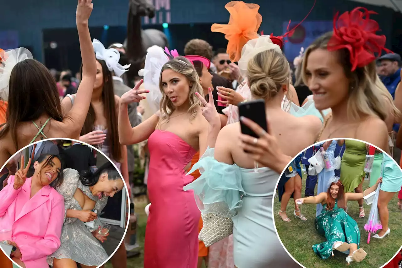 British ladies put on racy displays at the UK’s biggest horse race — photos