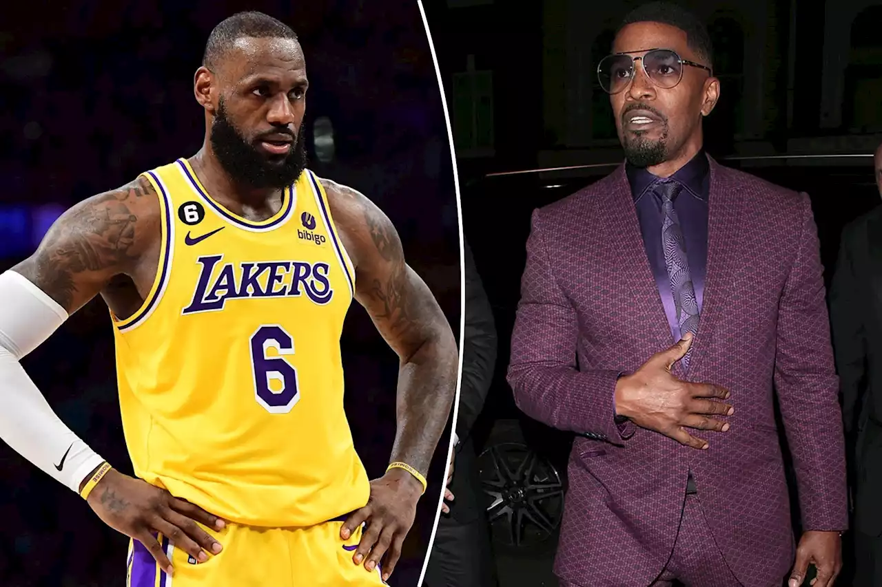 LeBron James sends concerned message to Jamie Foxx after actor’s medical emergency