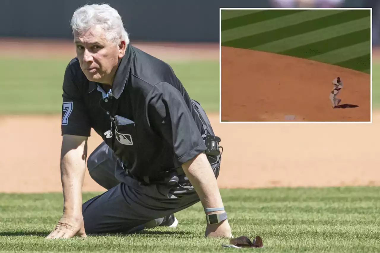 MLB umpire Larry Vanover remains in hospital after getting struck in head by throw