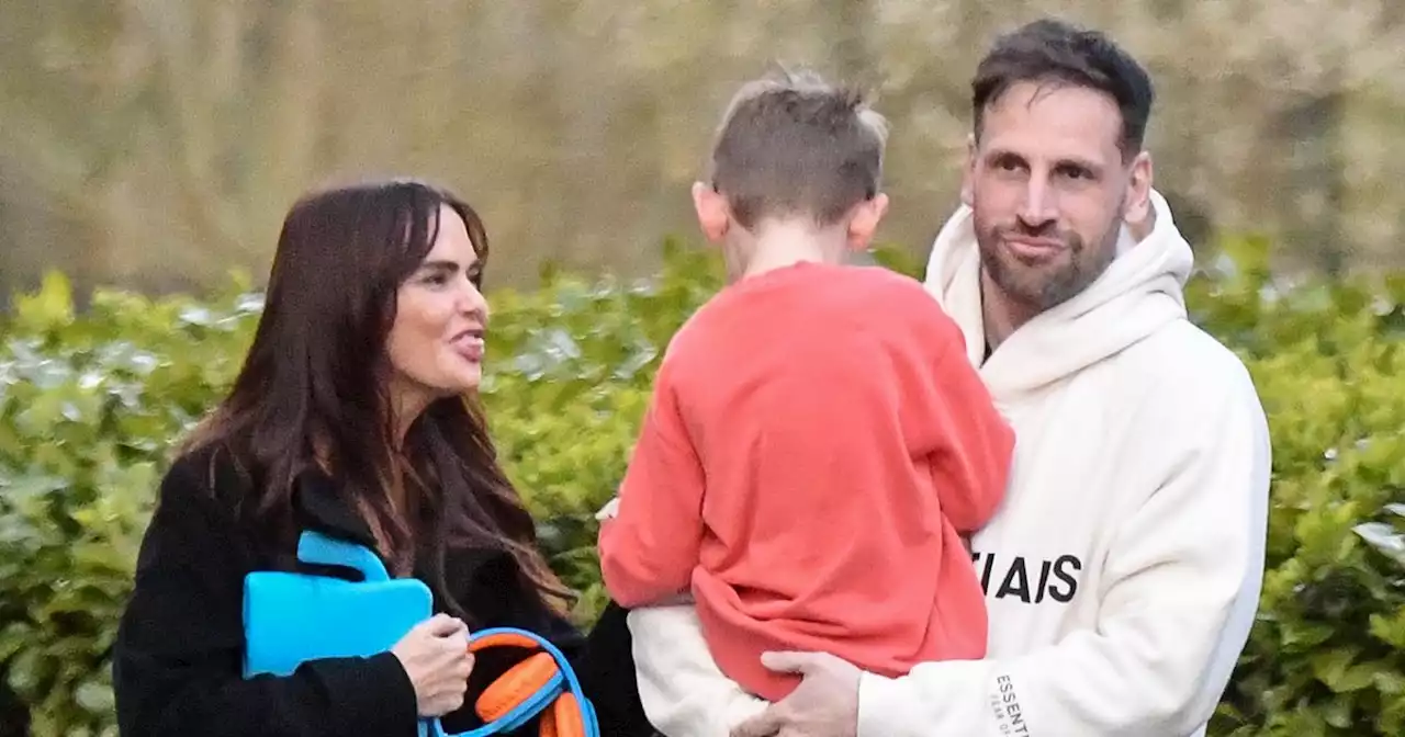 Hollyoaks' Jennifer Metcalfe and ex Greg Lake enjoy night out with son Daye