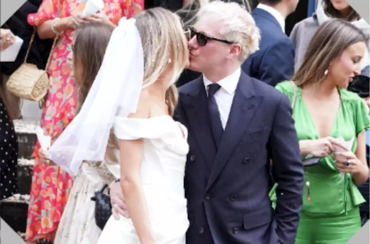 MIC's Jamie and Sophie's wedding in pictures – Unique dress to cuban heels