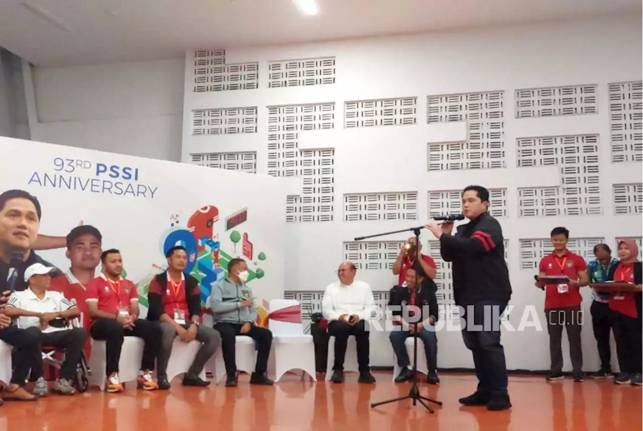 HUT Ke-93 PSSI, Erick Thohir tak Ingin Lupakan Sejarah |Republika Online