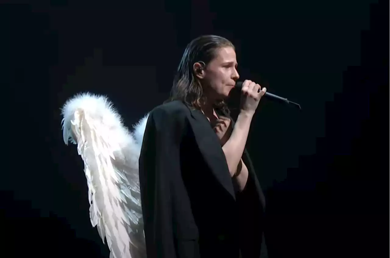 Christine and the Queens Reaches for the Heavens With 'To Be Honest' Performance on 'Colbert'