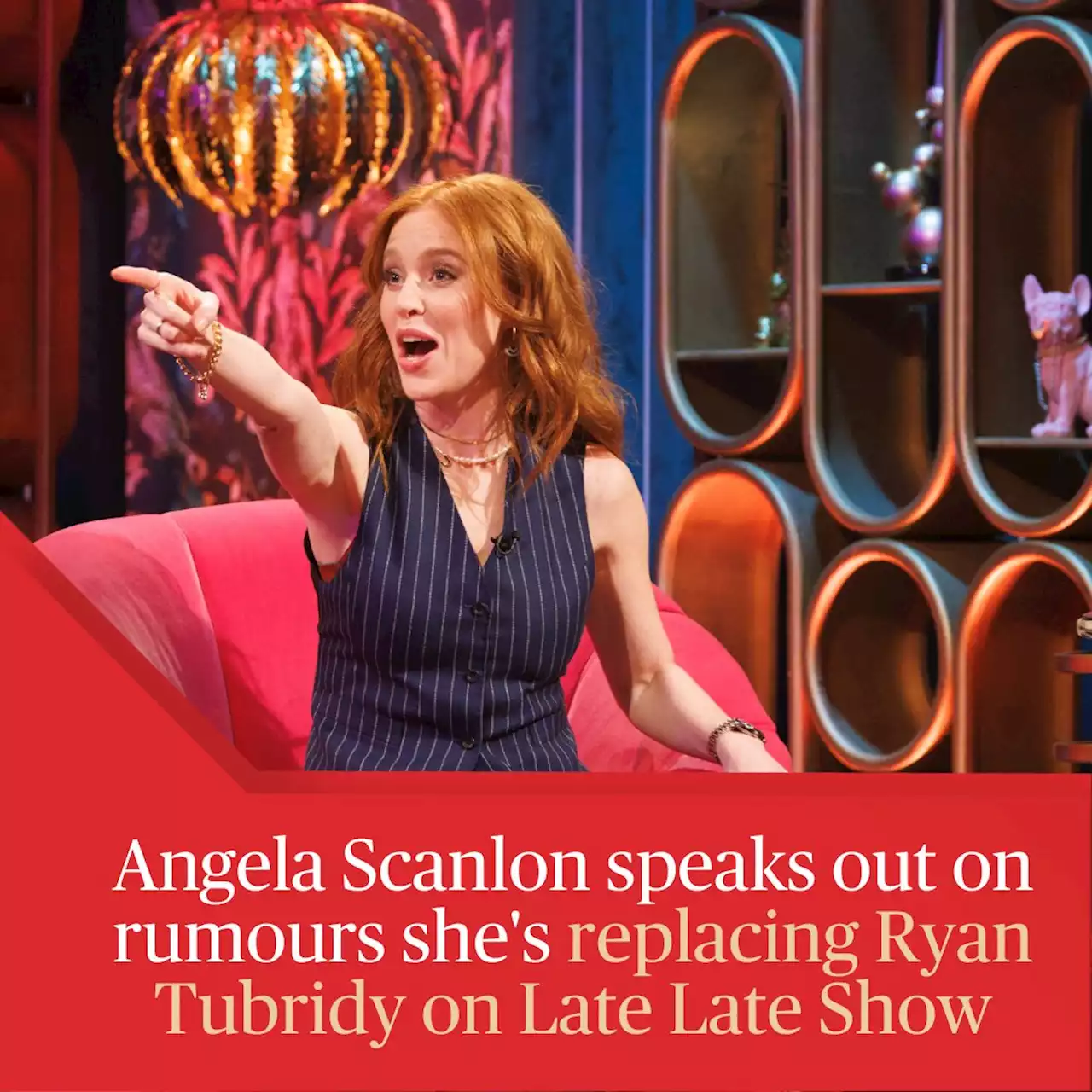 Angela Scanlon speaks out on rumours she's replacing Ryan Tubridy on Late Late