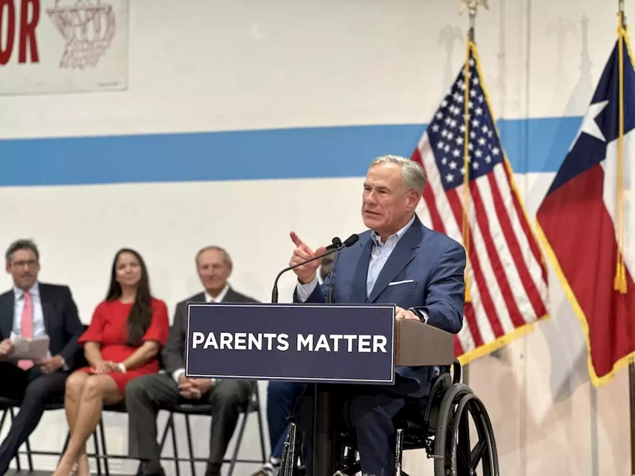 Gov. Greg Abbott rails against 'leftist radical agenda' during San Antonio school voucher speech