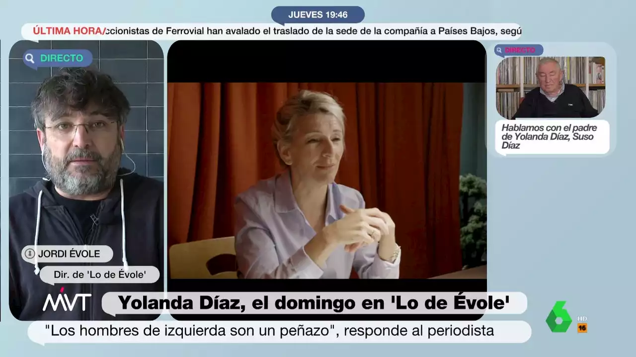 Jordi Évole desvela la opinión de Yolanda Díaz sobre la unión de Sumar y Podemos: 'No veo que estén tan lejos las posturas'