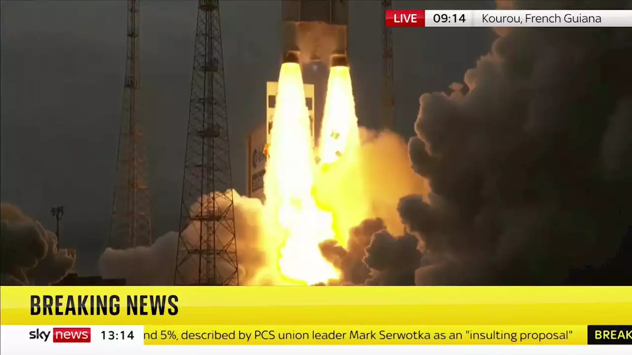 Juice launch latest: Jupiter mission blasts off - after failed first attempt