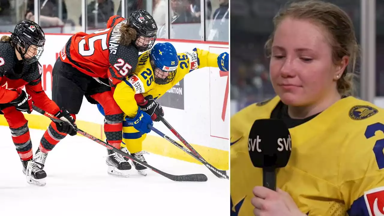 Ishockey: Sverige föll i förlängningsdrama efter bragdartad match mot Kanada i VM-kvartsfinalen