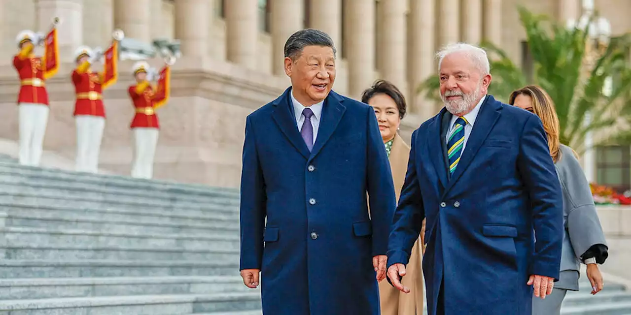 Brasiliens Präsident in China: Lula und Xi kuscheln mit Distanz