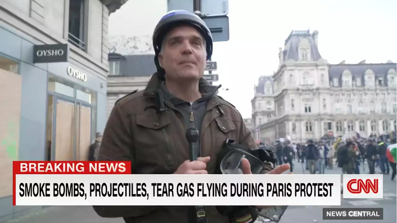 WATCH: CNN Reporter Hit With Tear Gas During Live Broadcast