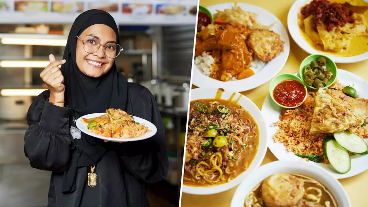 NUS double degree grad serves S$2.50 Malay dishes to 'help older folks and needy families' who frequent her hawker stall