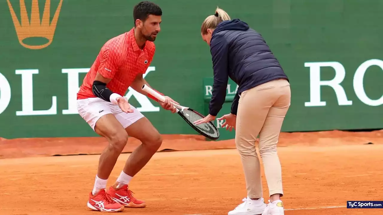 Djokovic y sus ataques de furia ante Musetti en Montecarlo - TyC Sports