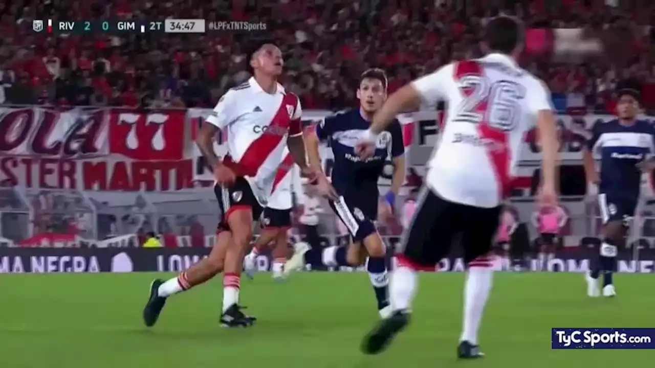 (VIDEO) Mirá el DOBLE LUJO de Enzo Pérez que encendió el Monumental en River vs. Gimnasia - TyC Sports