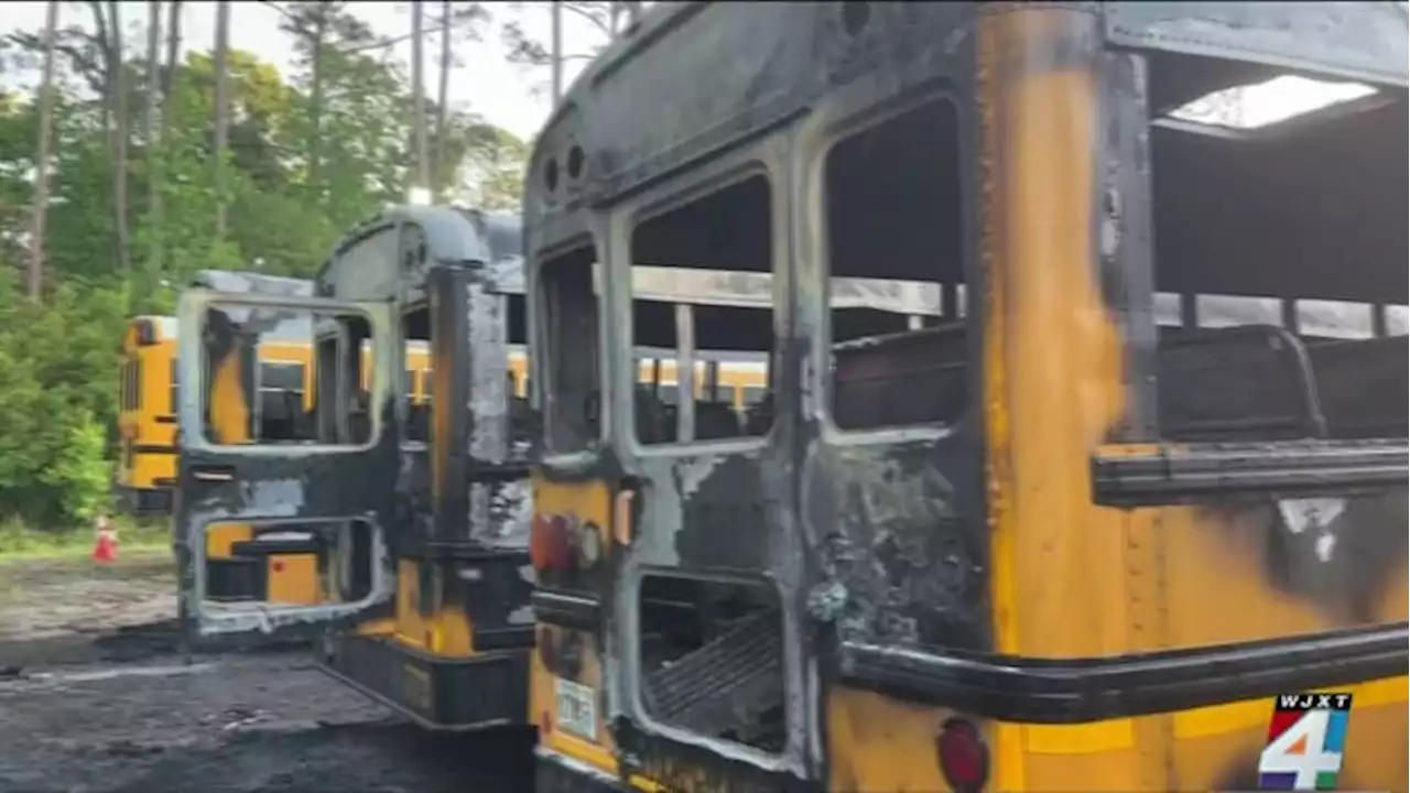 ‘Suspicious’ fire at an STA bus lot on New Berlin leaves more school buses damaged