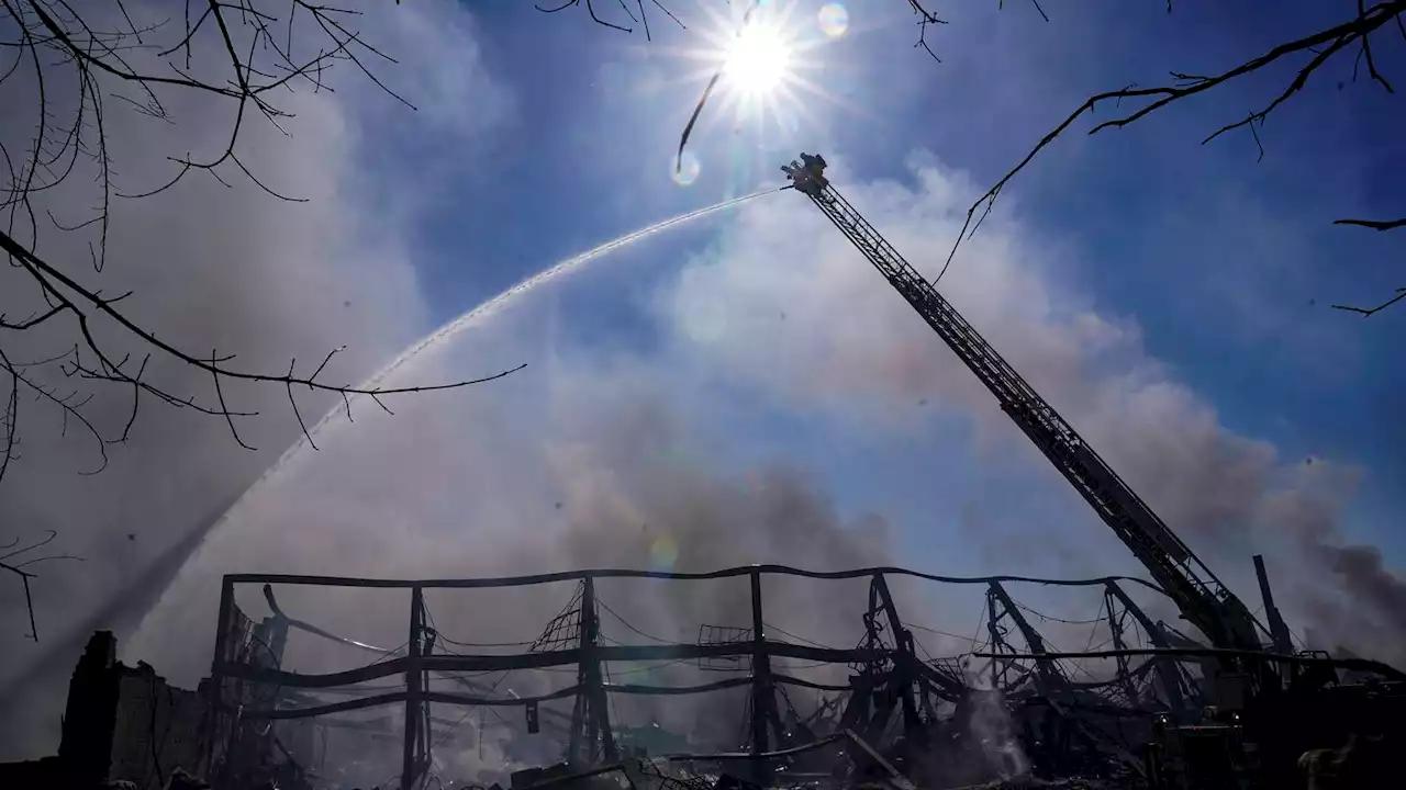 Big Indiana plastics fire is fully extinguished, mayor says