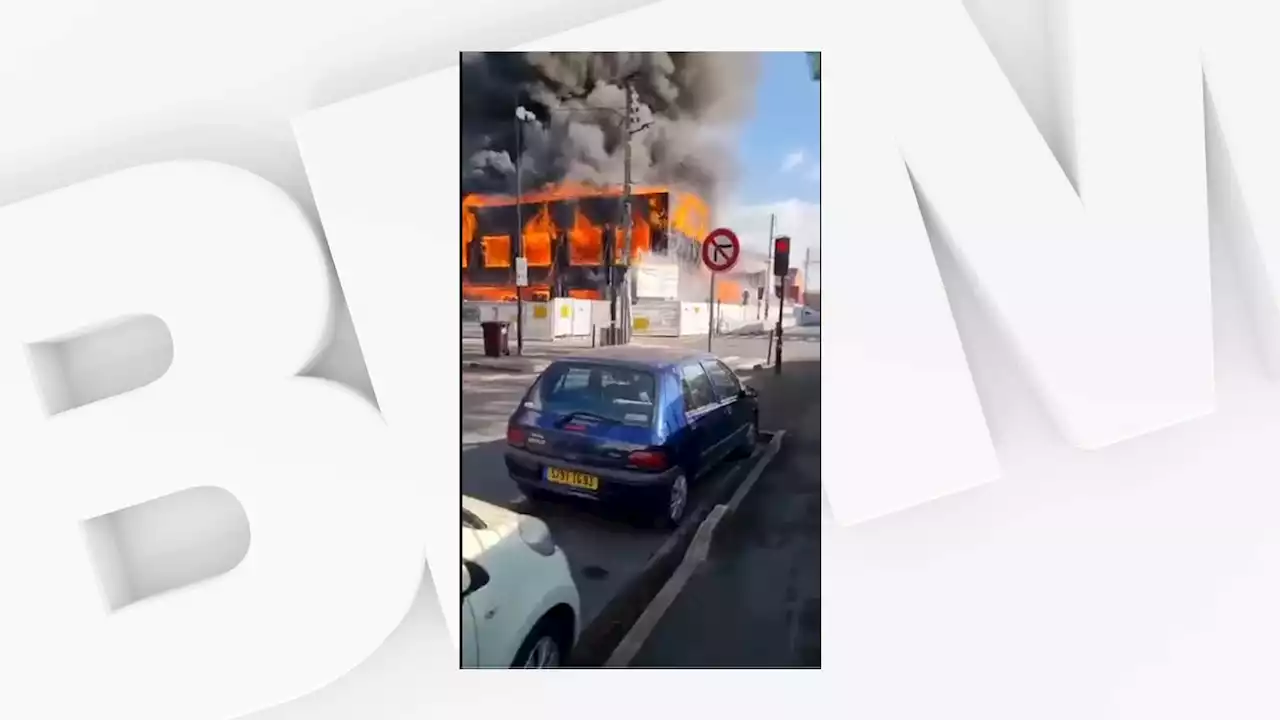 Seine-Saint-Denis: un impressionnant incendie en cours dans une école à Montfermeil