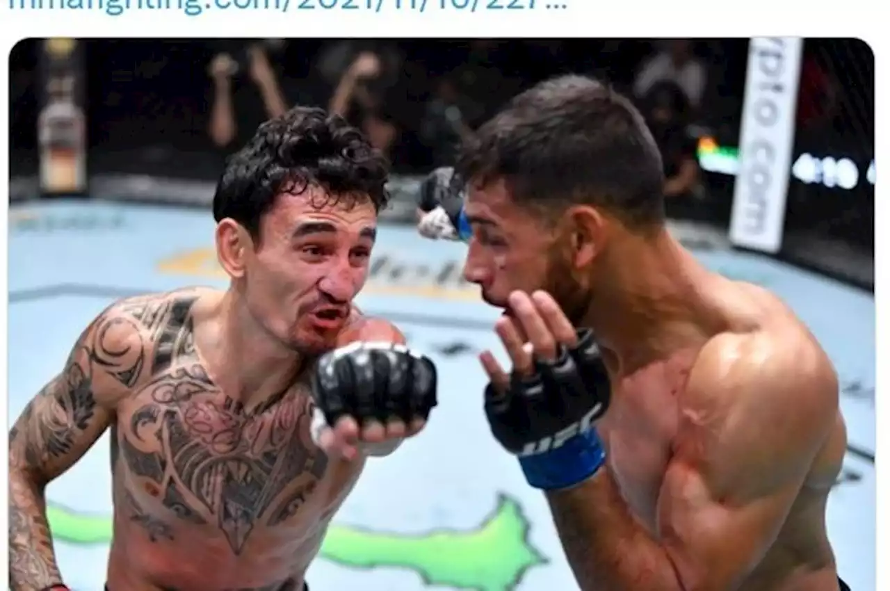 UFC Kansas City - Max Holloway Mau Hajar Arnold Allen Ratusan Kali - Bolasport.com