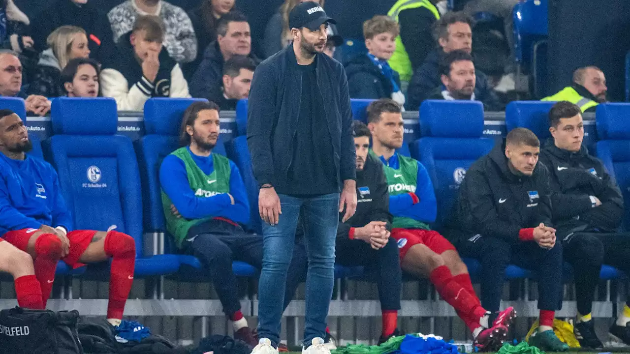 Training bei Hertha mit Schwarz – aber wie lange noch?