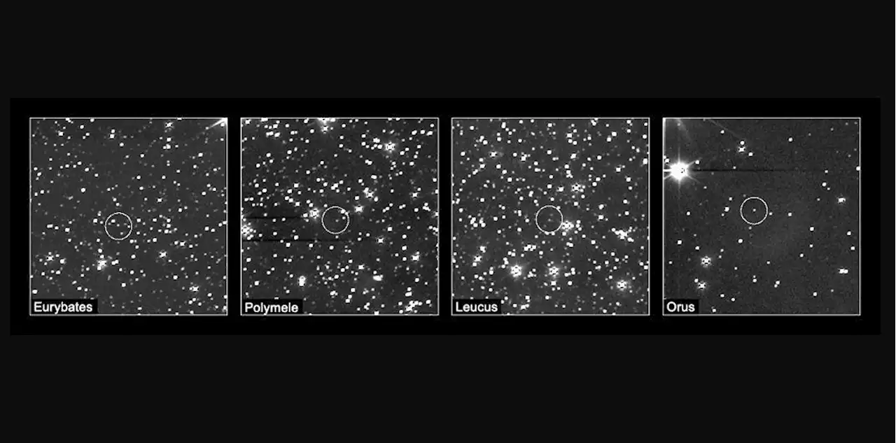 Primeras imágenes de asteroides troyanos de la misión Lucy de la NASA