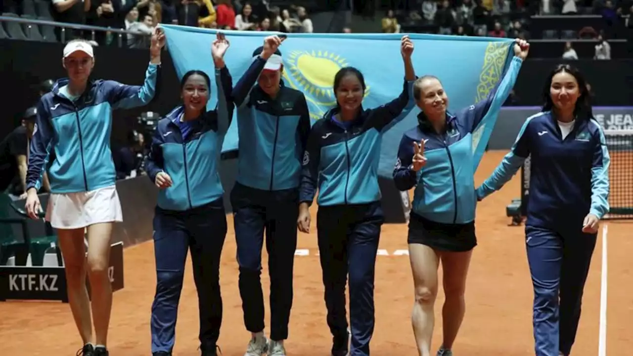 Kazakhstan through to Billie Jean King Cup finals, France ease past Britain