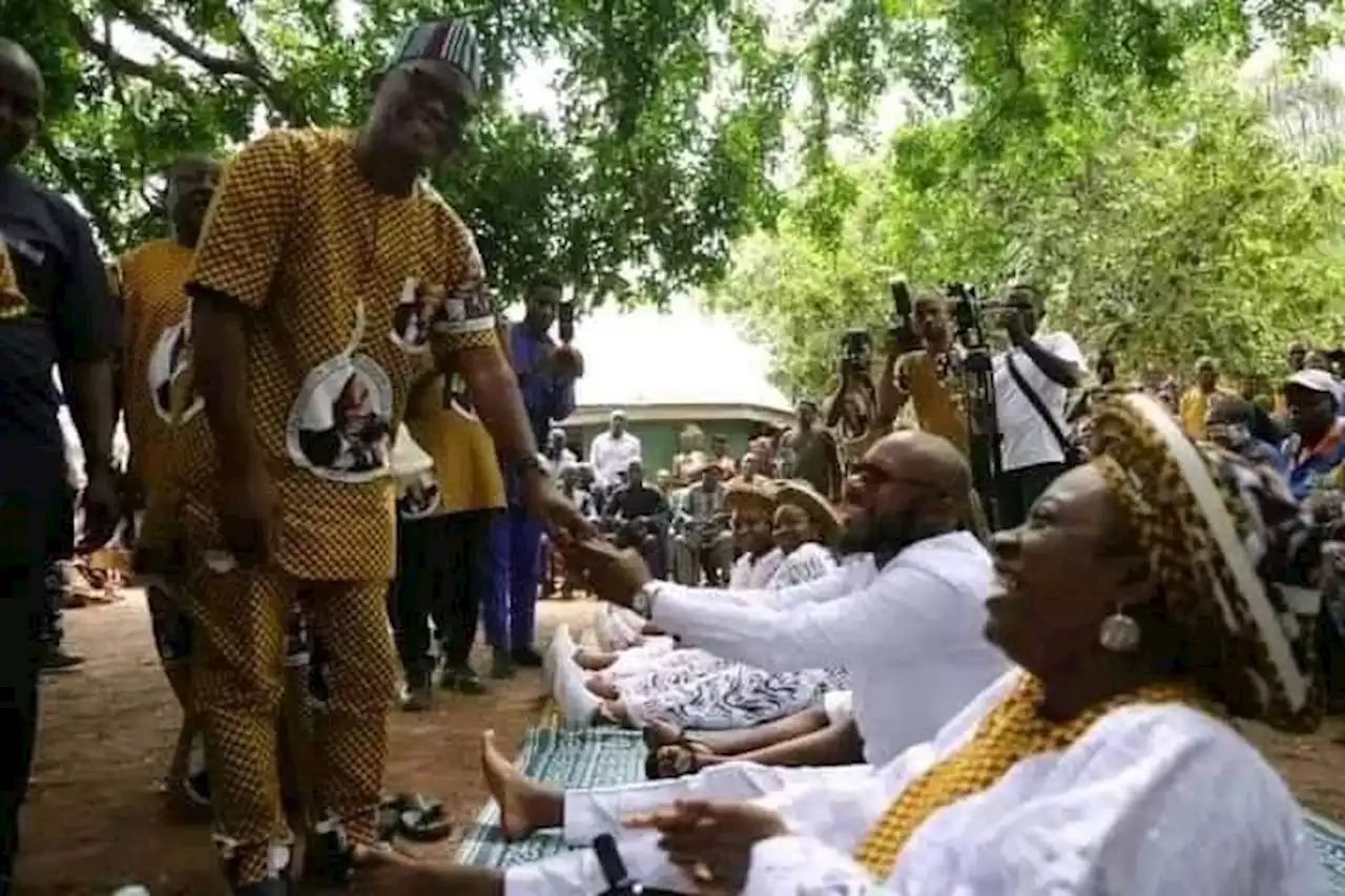 Gov Ortom, others attend Pastor Enenche's father in-law's burial [PHOTOS]