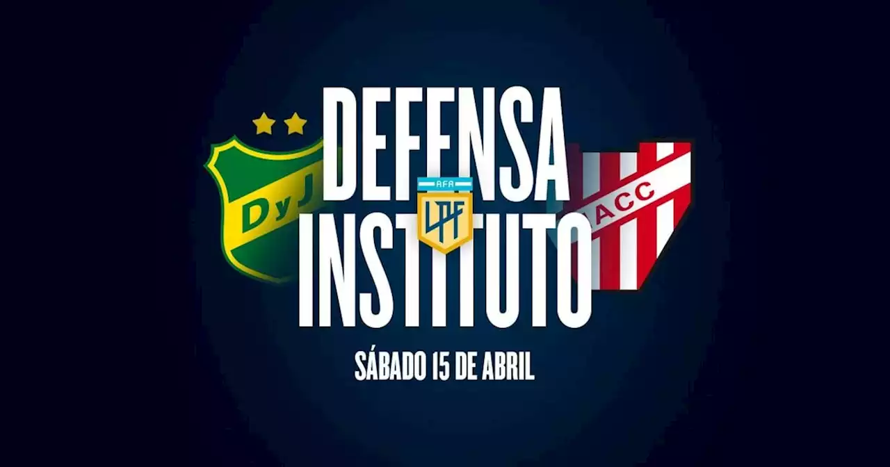 Defensa y Justicia - Instituto: hora, TV y posibles formaciones