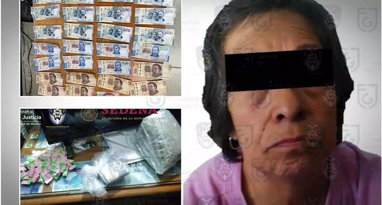 Detienen a abuelita con medio kilo de marihuana en Iztapalapa