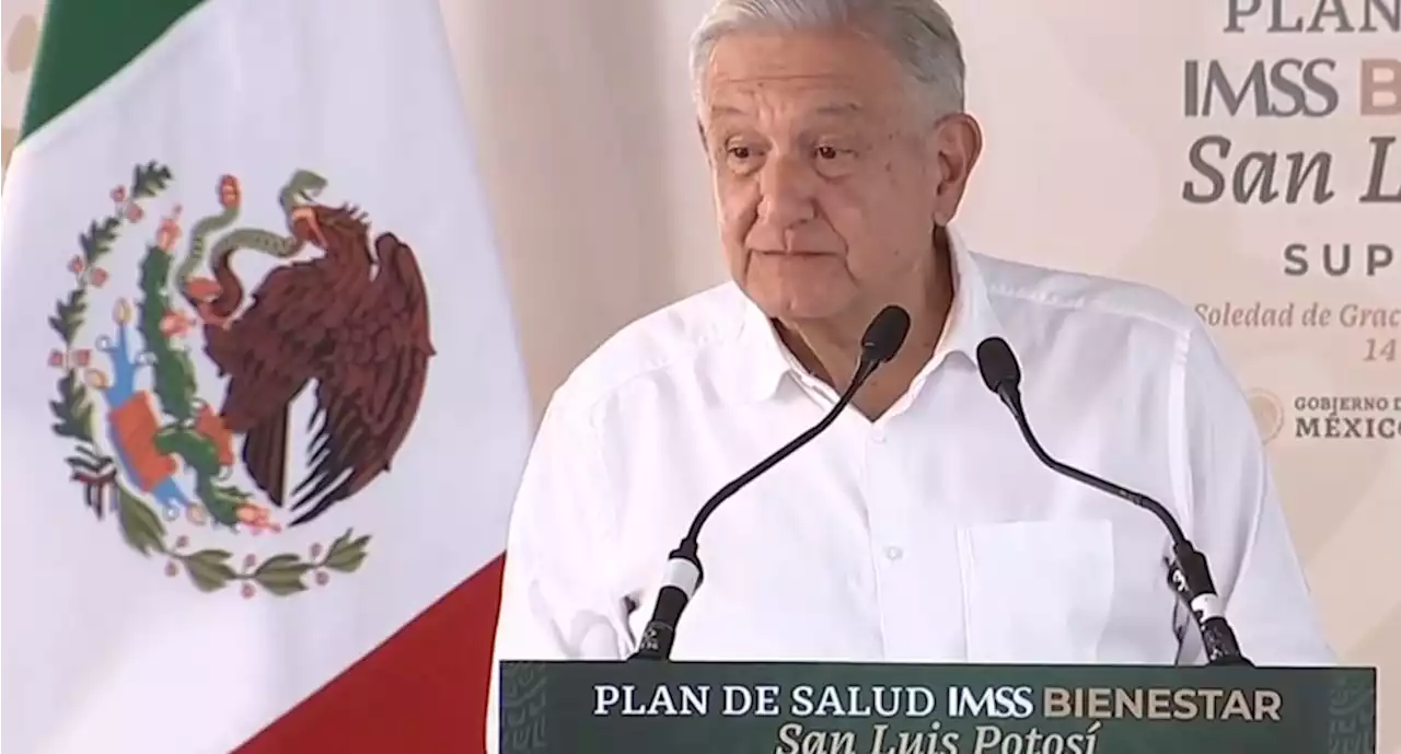 No es tan complicado el arreglo de la infraestructura de salud: dice AMLO en SLP