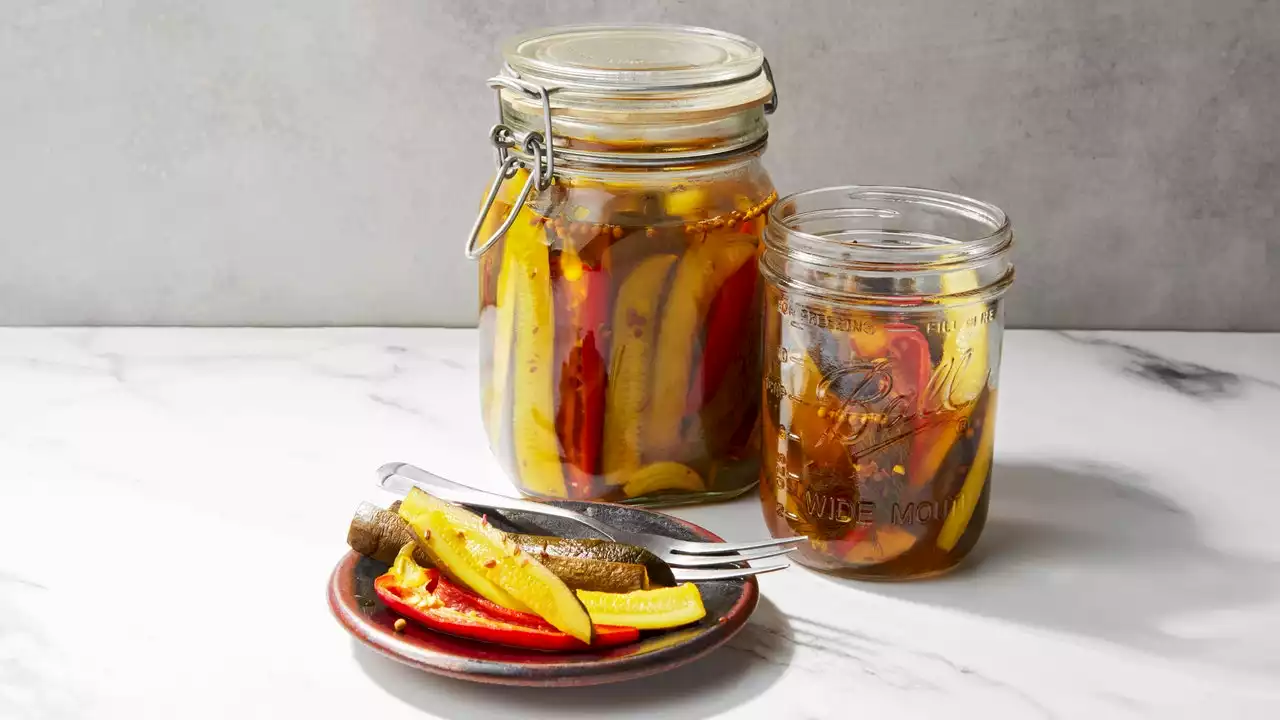 Pickled Zucchini