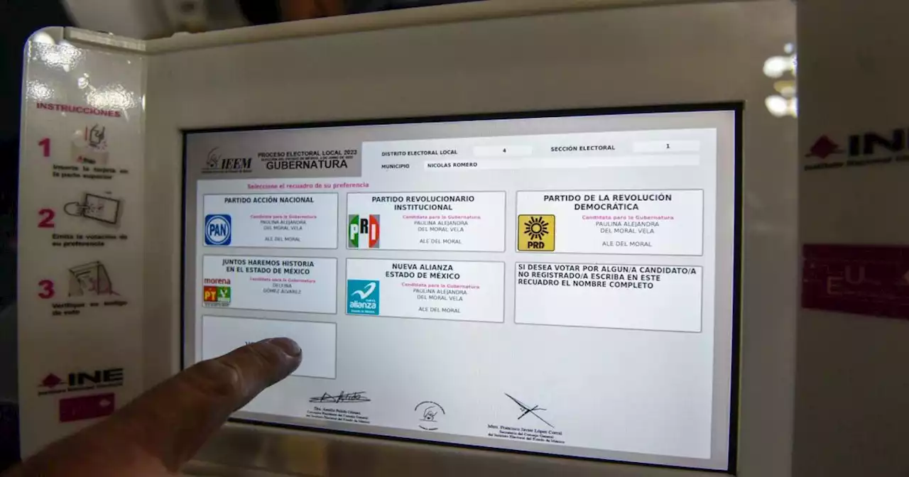 INE: Están listas las urnas electrónicas para los comicios de junio en Edomex