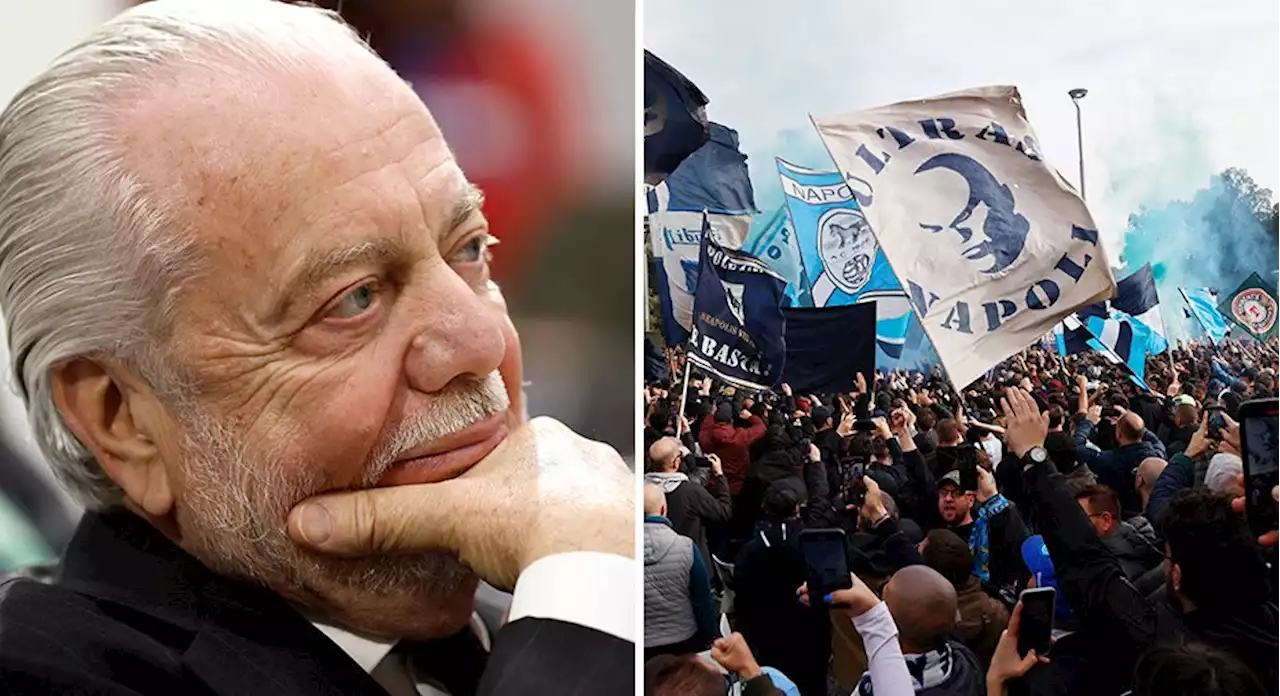 Italiensk media: De Laurentiis under polisskydd