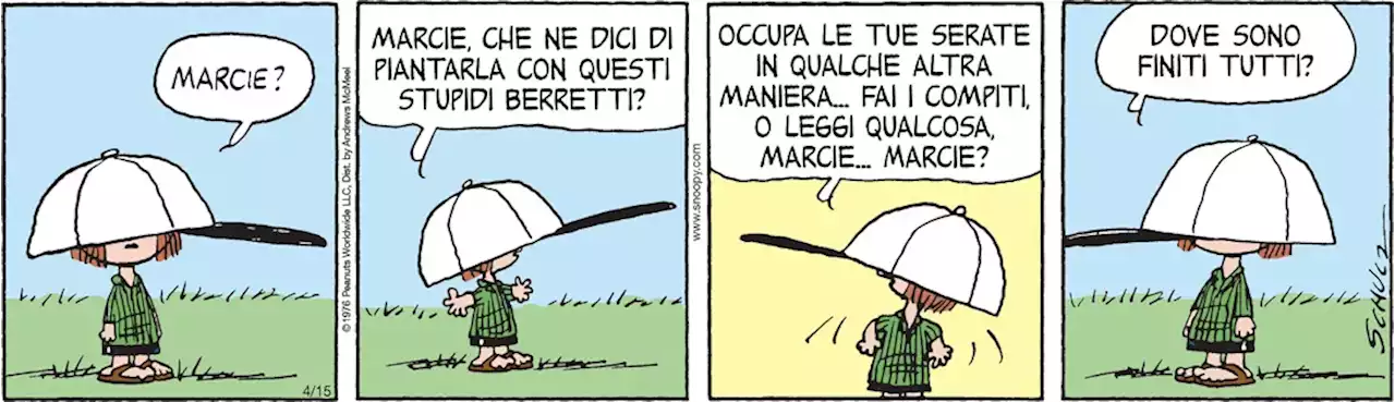 Peanuts 2023 aprile 15 - Il Post