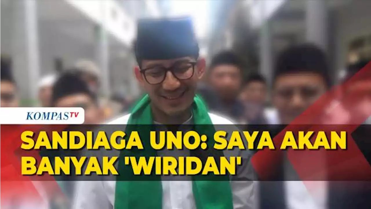 Respons Sandiaga Uno Terkait Kabar Pindah dari Partai Gerindra ke PPP