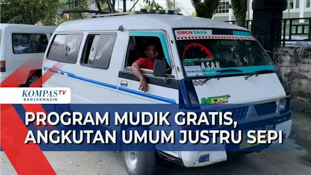 Sopir Mengeluh, Program Mudik Gratis Buat Penumpang Angkutan Umum Tambah Sepi