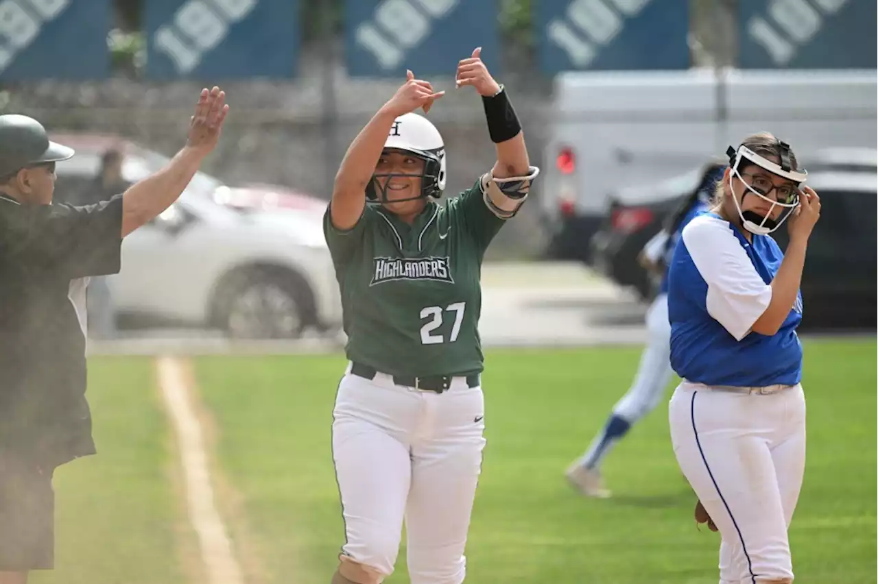 Granada Hills softball takes control of West Valley League with win over El Camino Real