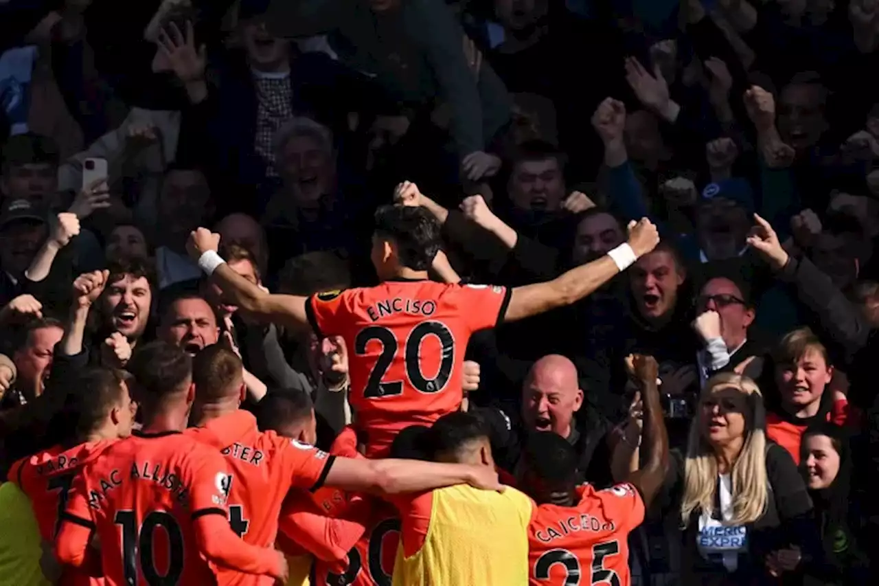 El video del golazo de Julio Enciso en la victoria de Brigthon ante Chelsea, por la Premier League