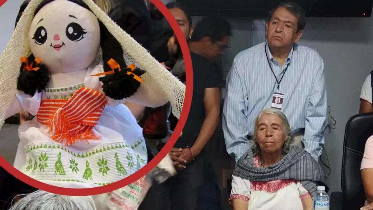 Desata indignación muñeca de tez blanca embajadora de indígenas del Mezquital