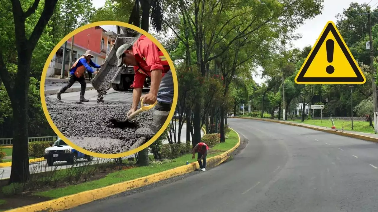 Inicia obra en Circuito Presidentes, Xalapa ¿Cuántos meses durará el cierre?