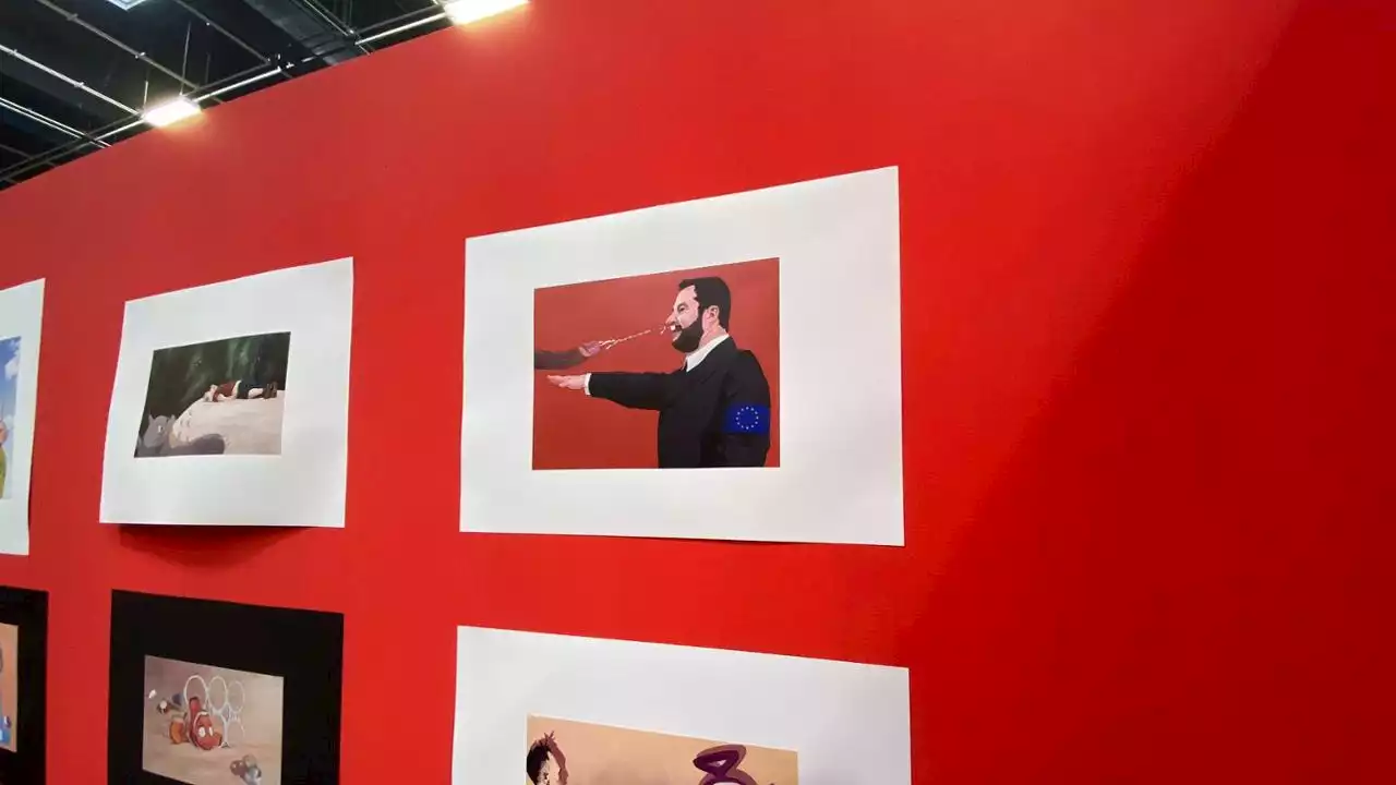 Salvini contro il quadro di Quiles, un caso al Torino Comics: “Una schifezza disgustosa”