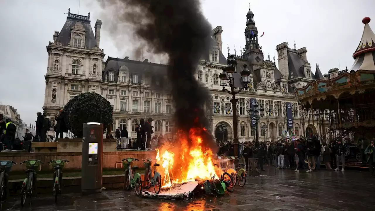 Paris : 150 gardes à vue après les manifestations contre la réforme des retraites