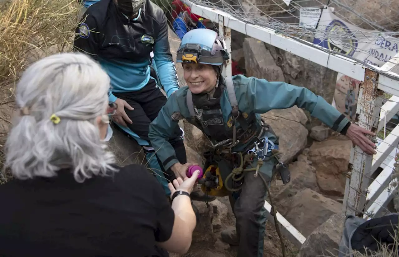 Spanish climber ends 500 days of isolation in underground cave