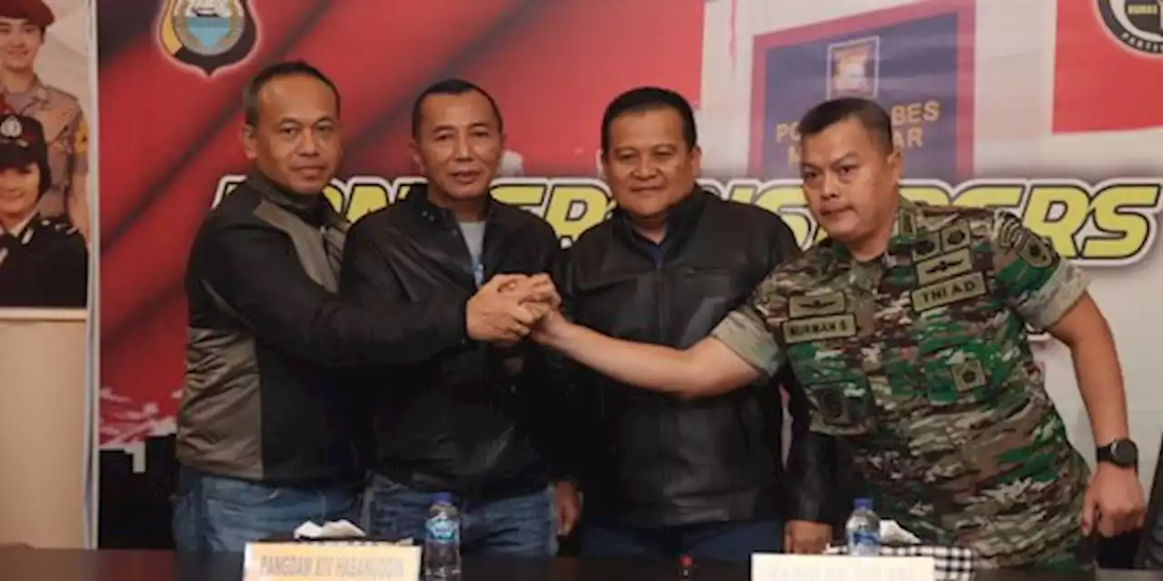 Kapolda Sulsel dan Pangdam Jamin Keamanan Makassar Pasca Gesekan TNI-Polri | merdeka.com