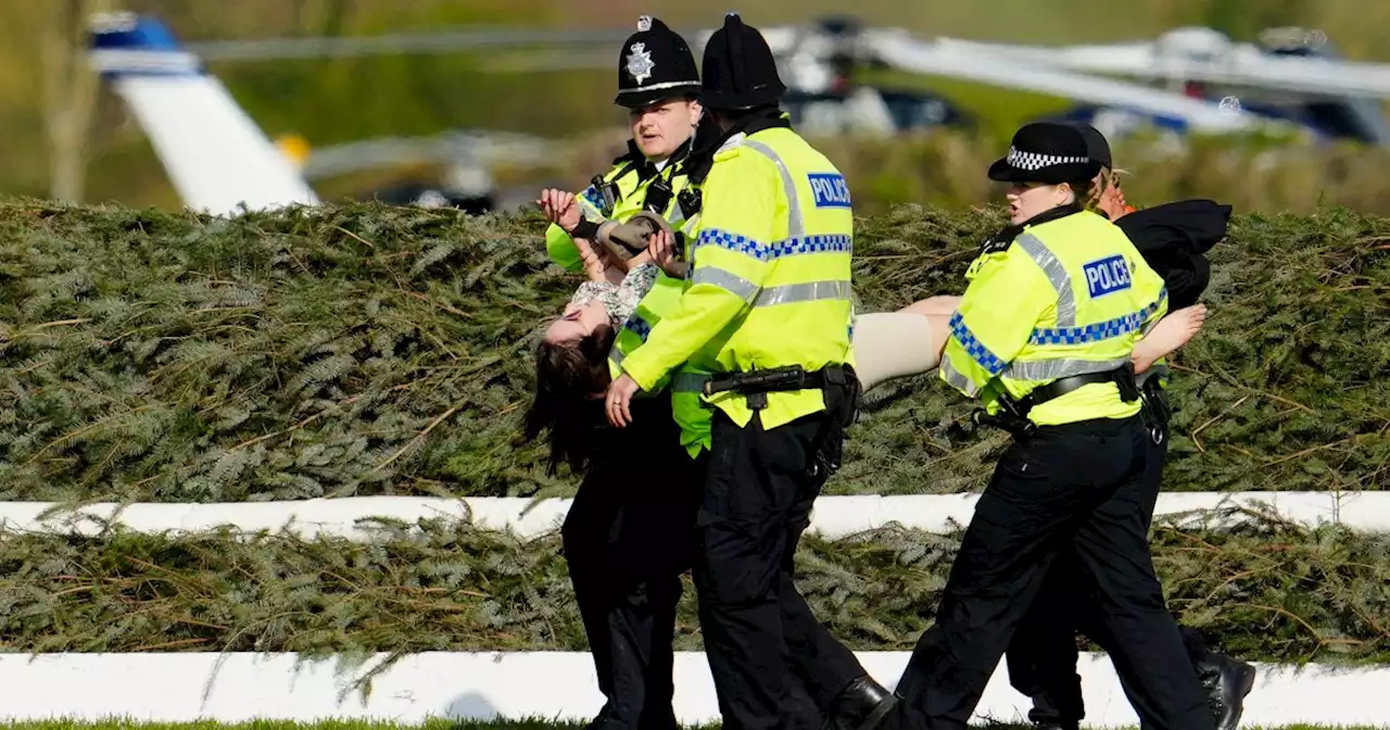 Grand National delayed as protesters disrupt one of the U.K.'s largest horse races