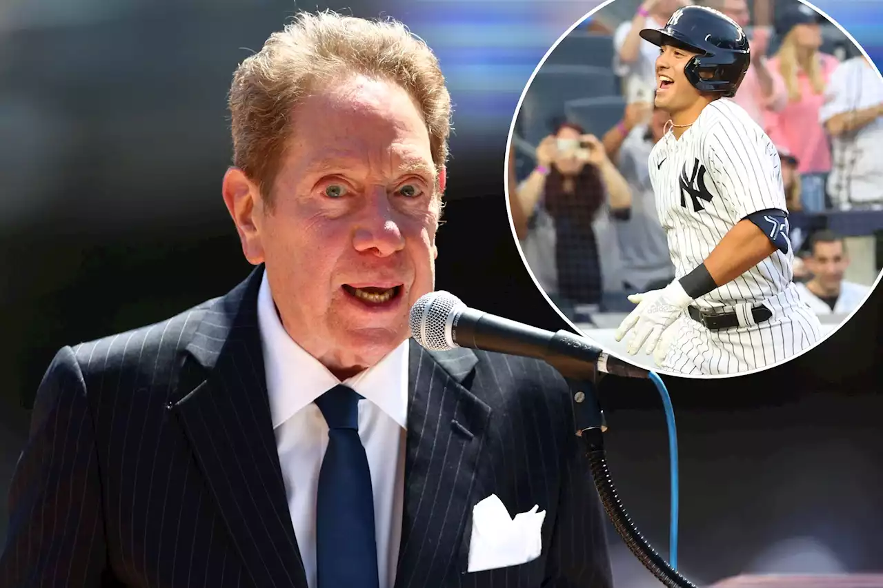 John Sterling sends fans to Google Translate for Anthony Volpe home run call