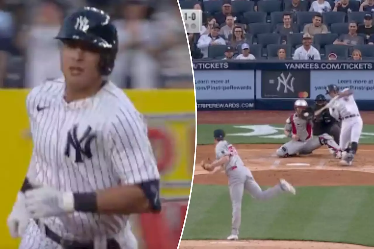 Yankees’ Anthony Volpe launches first career homer, Aaron Judge goes back-to-back