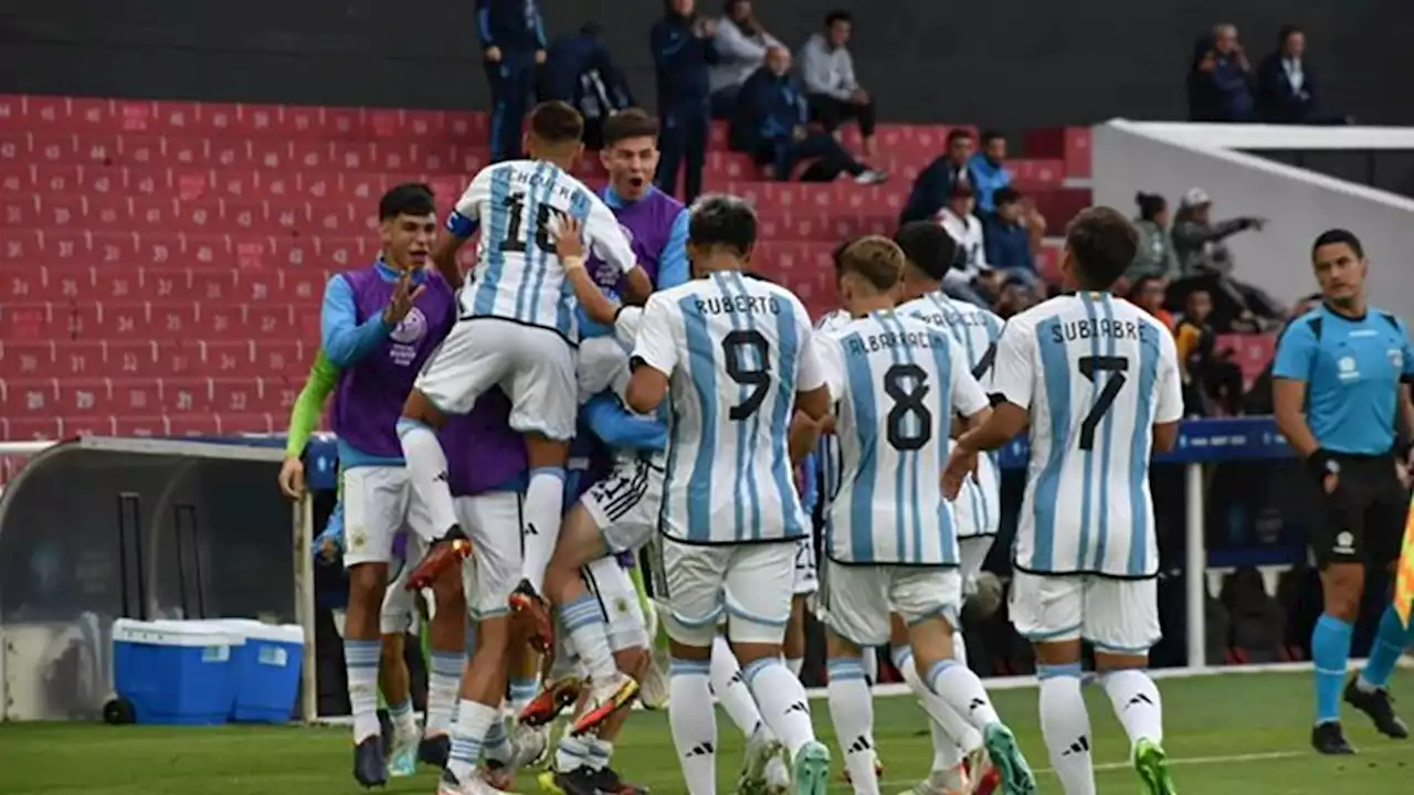 Argentina le ganó a Venezuela y se encamina hacia el Mundial Sub 17 | Santiago López fue la gran figura del equipo ganador