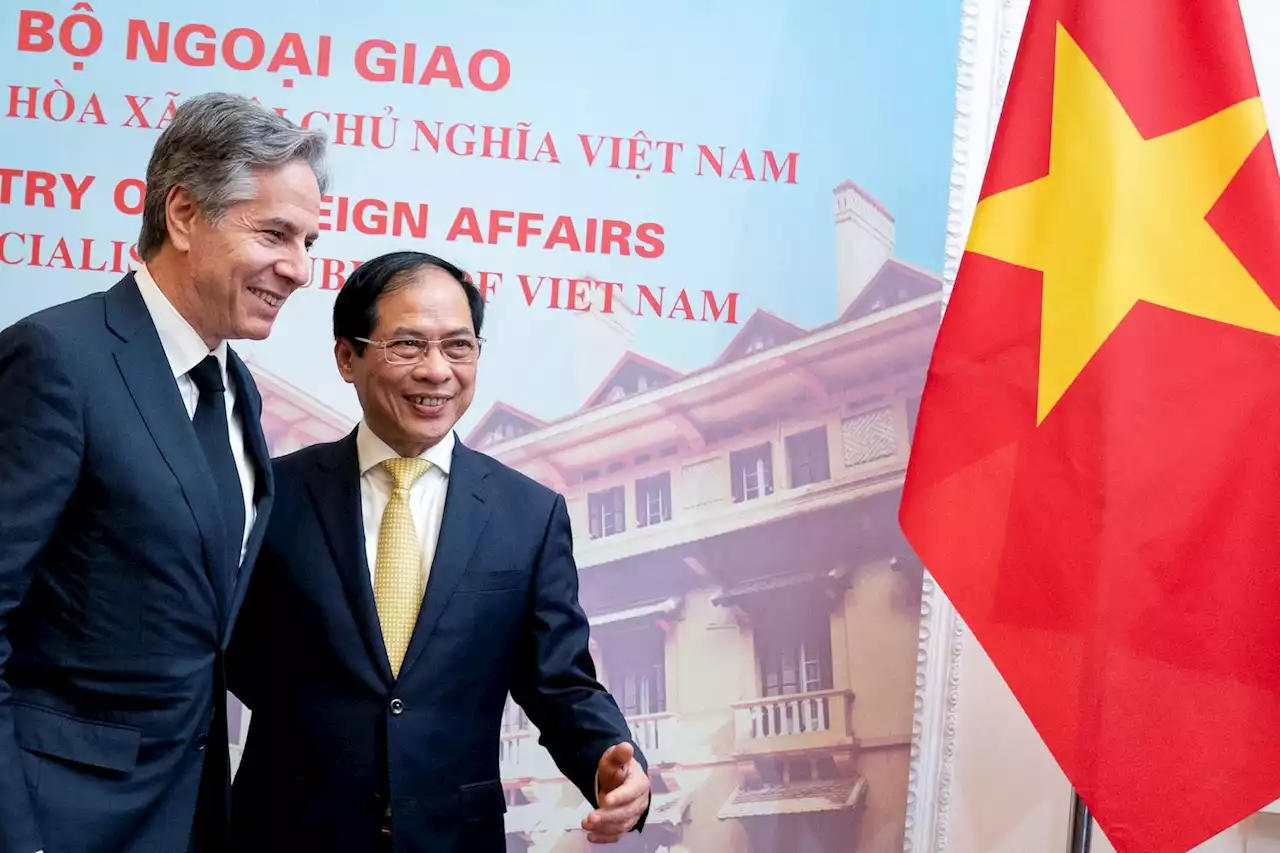 US, Vietnam say they hope to boost ties as Blinken visits Hanoi