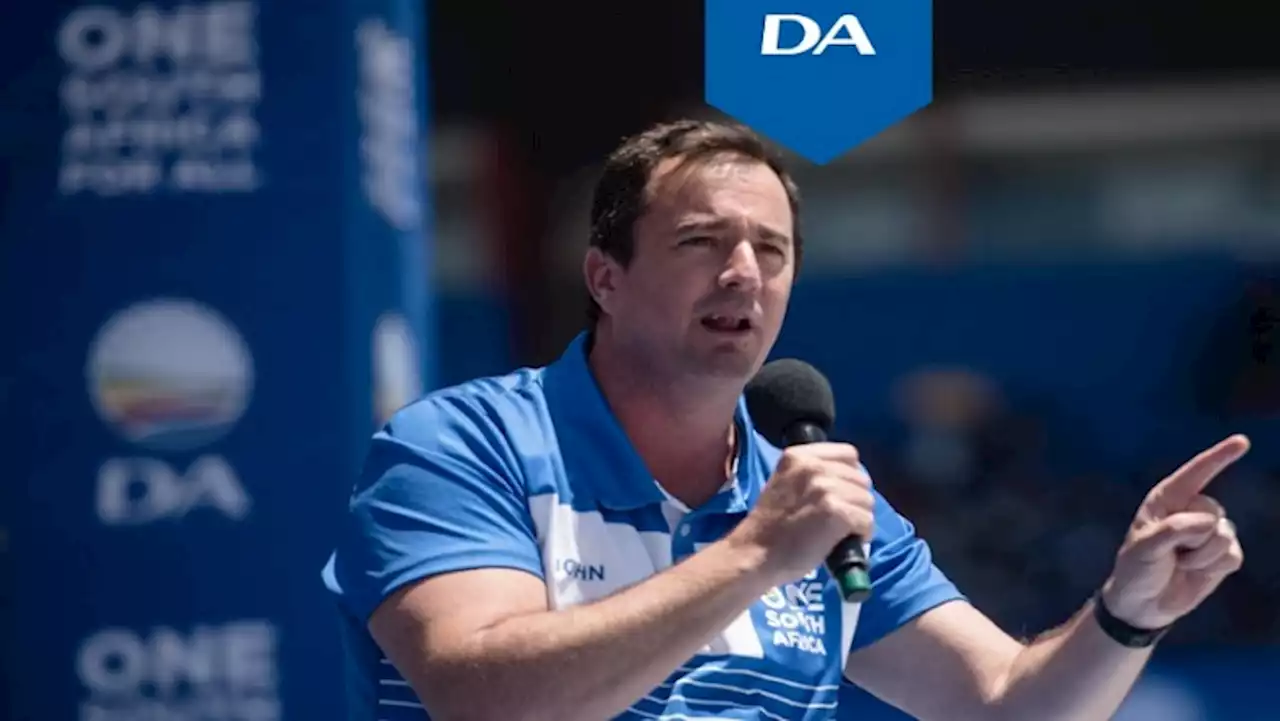 DA calls for unity of opposition parties to unseat ANC in 2024 polls - SABC News