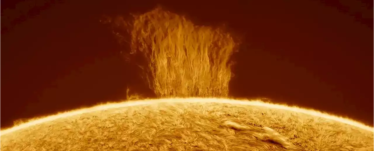 Behold: The 62,000-Mile-High 'Plasma Waterfall' That Erupted From The Sun