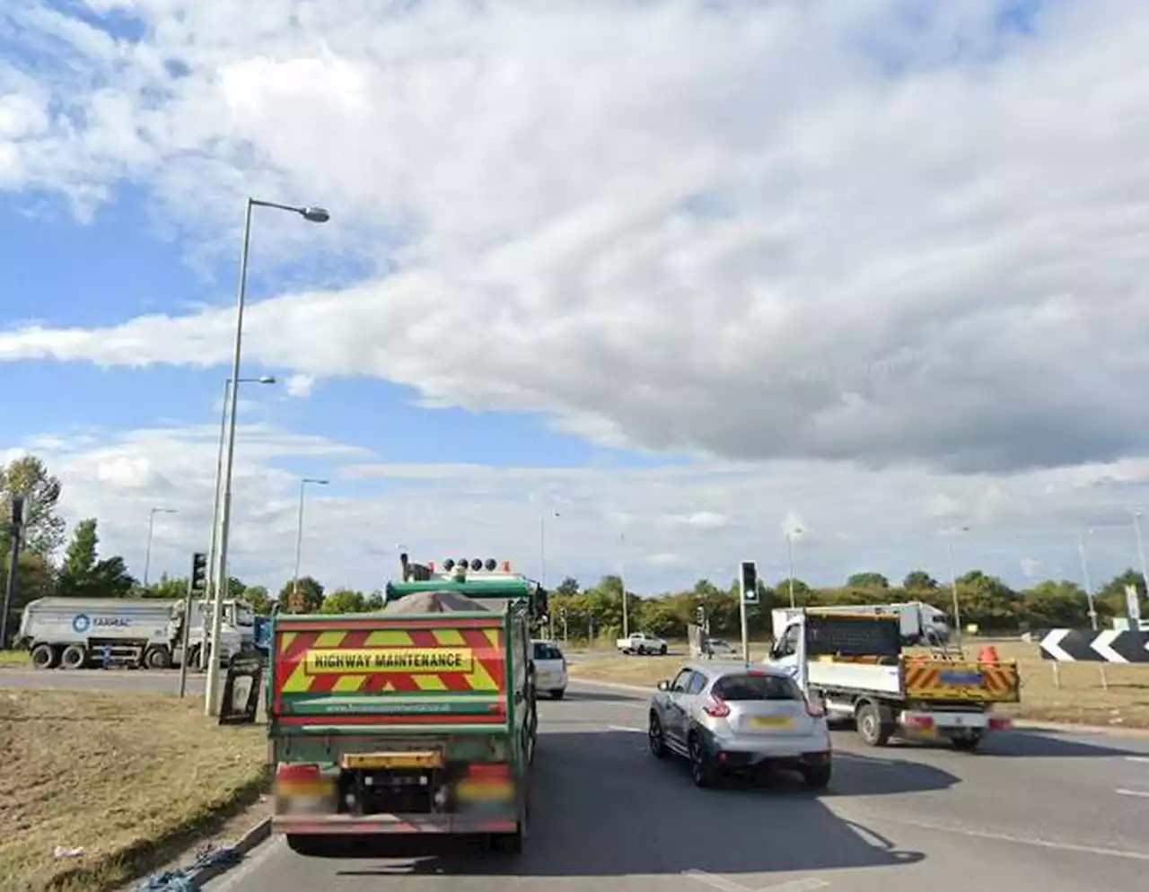 Paramedics sent to crash at busy Shrewsbury roundabout